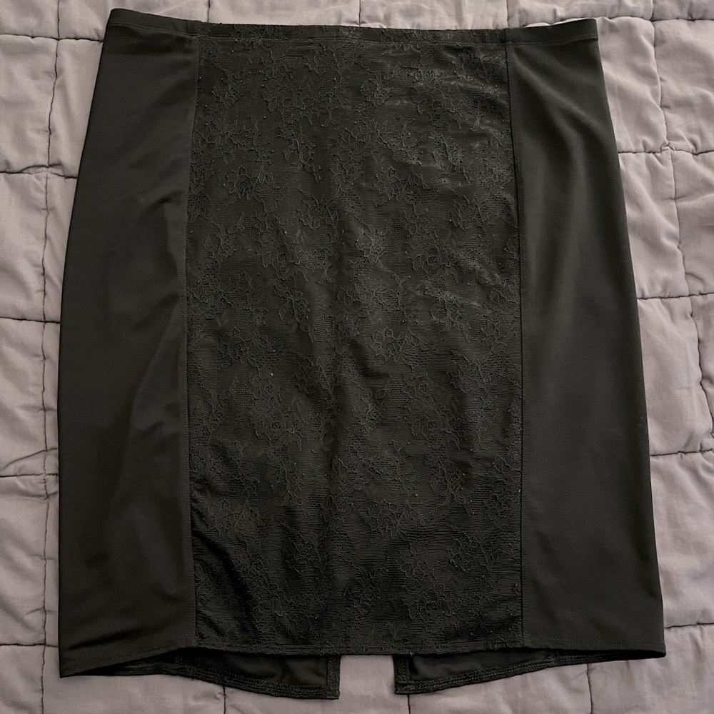 Lane Bryant Zipper Lace Pencil Skirt 14/16